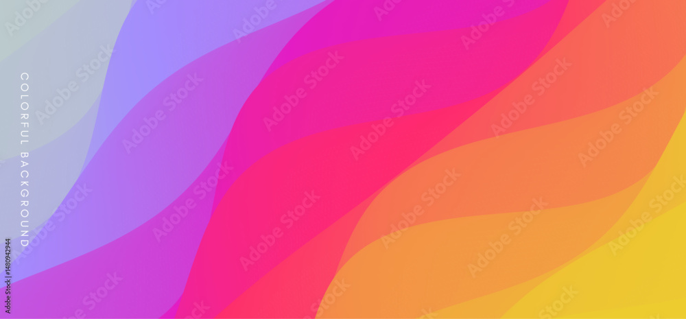 Canvas Prints abstract background with dynamic effect. creative design poster with vibrant gradients. vector illus