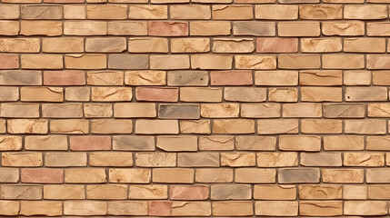 Obraz premium Seamless masonry wall closeup background - texture pattern for continuous replicate.
