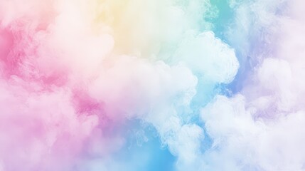 Vibrant clouds form a dreamy scene