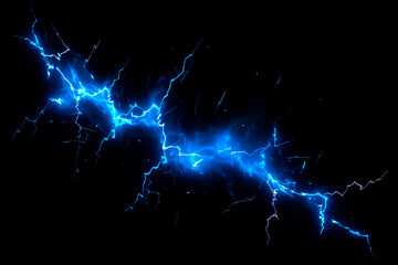 Electric Lightning bolts overlay Effects