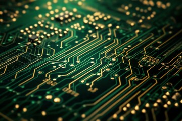 Obraz premium Close-up of Circuit Board