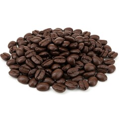 Fototapeta premium Coffee beans isolated on white background.
