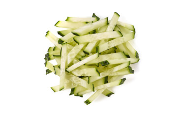 Deliciously Freshly Cut Cucumber Sticks Perfect for Healthy Eating and A Nutritious Snack Option