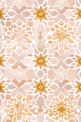 Asian islamic indian style pattern background gold lining