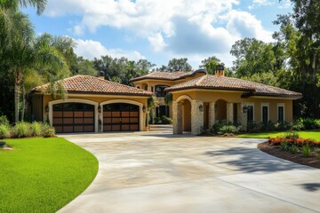 Fototapeta premium Mediterranean Style Luxury Home