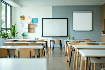 Modern Classroom Interior