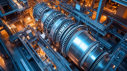 Large Industrial Machine in Factory Setting