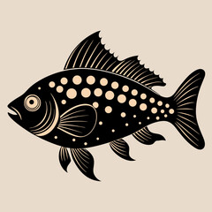 fish on a white background