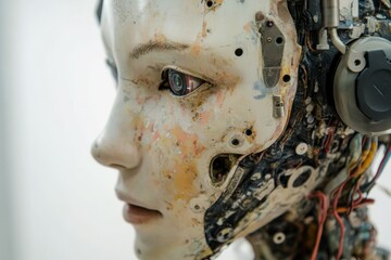 Robotic Humanoid Close-Up