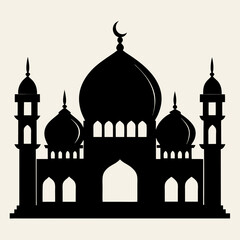 taj mahal silhouette