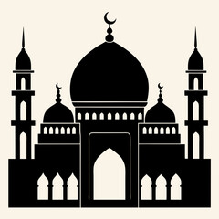 taj mahal vector illustration