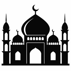 taj mahal vector illustration