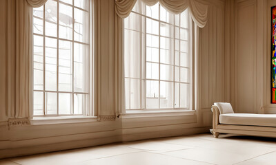 Minimalist background environment with pleasant atmosphere, especially for architects and interior decorators