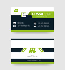 Corporate Business Card is created with a clean and professional design.
