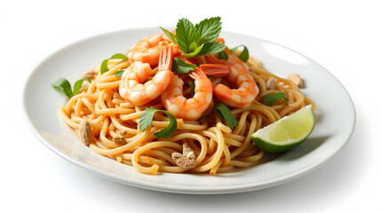 Seafood Shrimp Pasta with Lemon and Herbs
