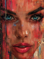  Gaming Avatar in Expressive Abstract Colors