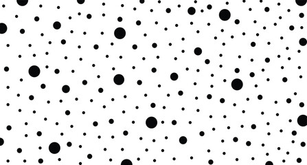 Abstract geometric pattern with black dots on white background.......