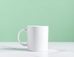 Obraz premium mockup for coffee cup/cups /green themed