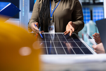 Research and development experts meet to talk about technical improvements and production...