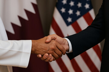 Qatar USA Diplomatic Handshake Agreement