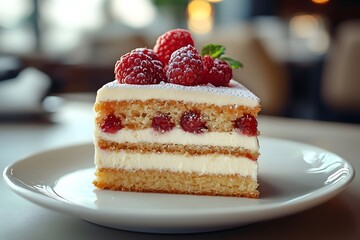 Exquisite cake close-up