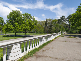 Landscape of Borisova gradina in city of Sofia, Bulgaria