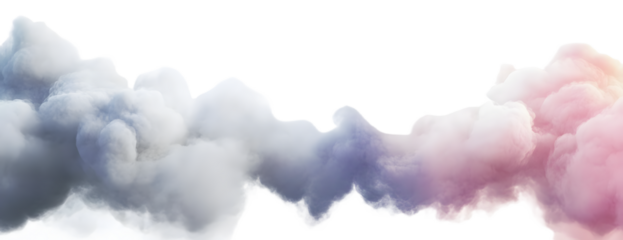Clouds gas smoke floating isolate transparent backgrounds 3d illustrations png