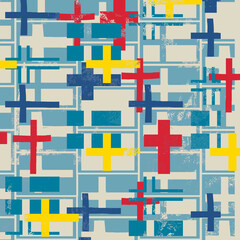 seamless pattern with blue and white stripes