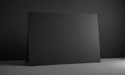 Sleek black paper with a soft sheen  Smooth, refined background ,  refined,  invitation,  premium