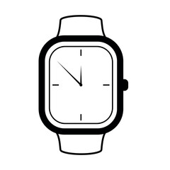 Smart hand watch logo type icon illustration for web animation cartoon design.