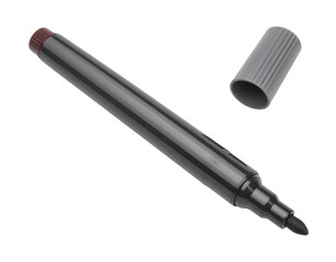 Black Marker Pen: Design & Transparency