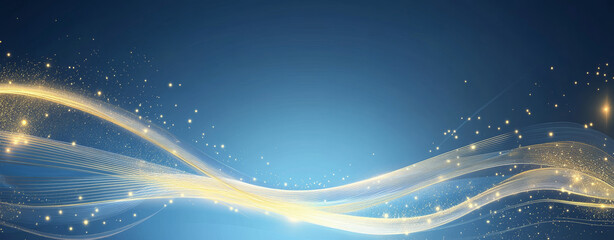 Obraz premium Blue glowing technology background