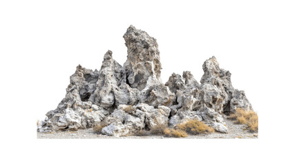 Dramatic Tufa Formations in Mono Lake, California