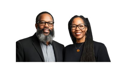 Portrait of a Successful African American Business Couple