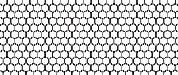black and white hexagonal pattern