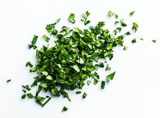 Obraz premium Freshly chopped parsley (1)