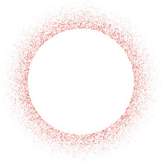 Glitter Circle Frame