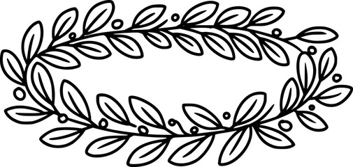 Fototapeta premium Branch with vibrant green leaves, detailed botanical element for natural design, realistic foliage for decor or illustration isolated on transparent background