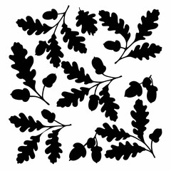 seamless pattern with leaves