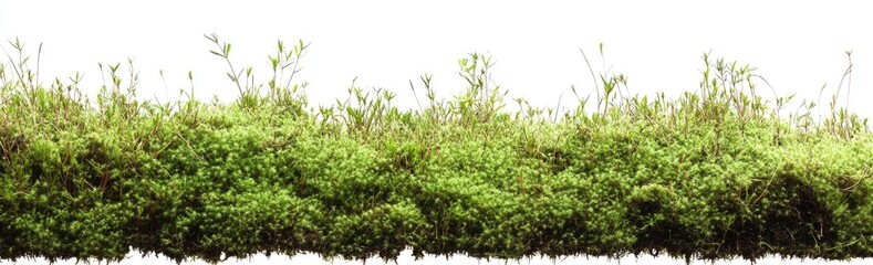 Lush Green Mossy Ground Cover