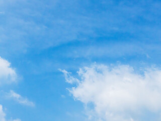 Fototapeta premium 5月の山から見た青空と雲02