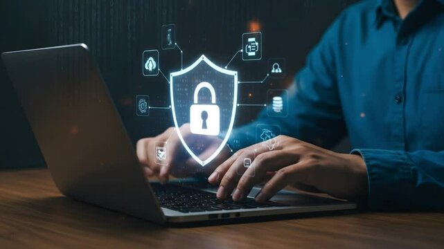 Cybersecurity tips: protect your data with the best security practices now 4k video