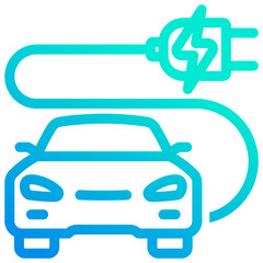 Electric Car Icon