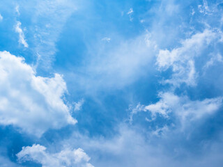 5月の午後　印象的な青空と雲15