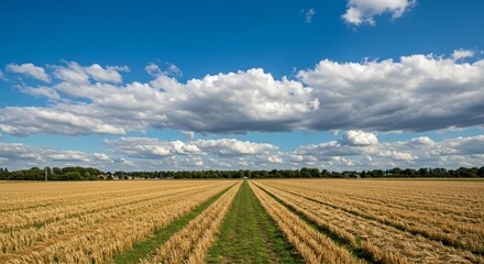 Fototapeta premium a field of wheat