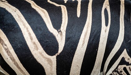 Fototapeta premium zebra skin texture, zebra animal skin