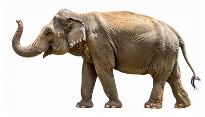 Obraz premium elephant isolated on white background.