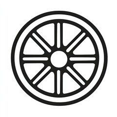 Obraz premium Classic wheel illustration