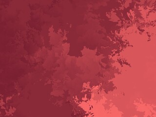 An abstract background with a textured, mottled effect.  Shades of red and pink create a brushstroke or foliage-like appearance.