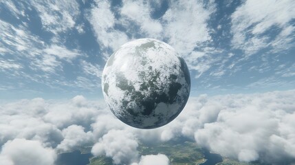 Earth in the Sky: Ozone Layer and Pollution Awareness Imagery